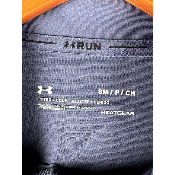 Under Armour UA Qualifier Half Zip 1326595 Running Activewear Blue Mens Small‎ - Picture 3 of 8